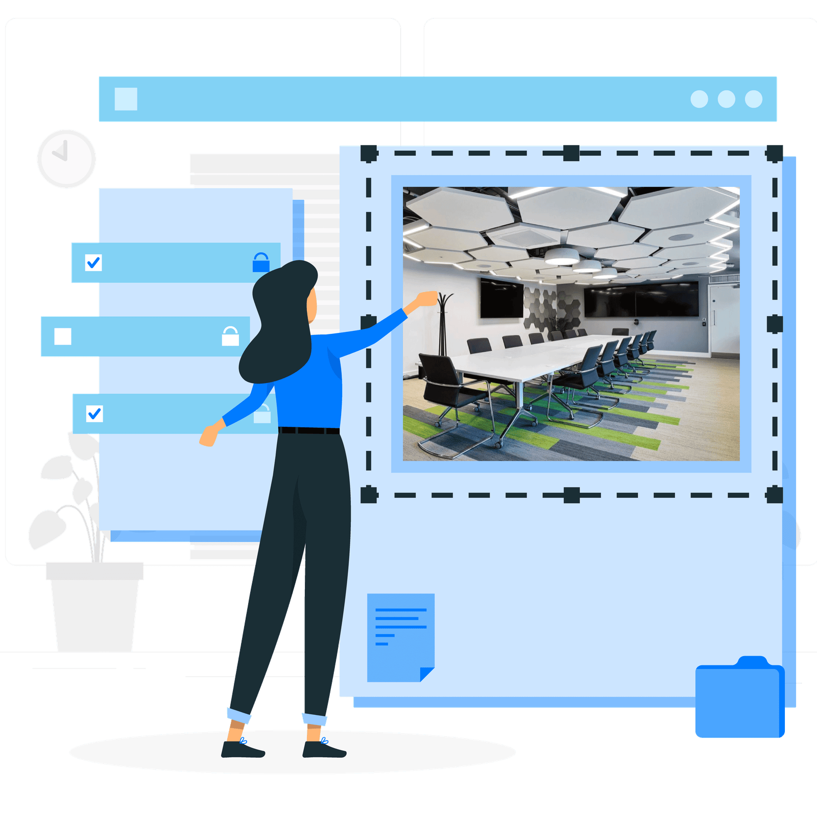 Ceiling tiles distributor